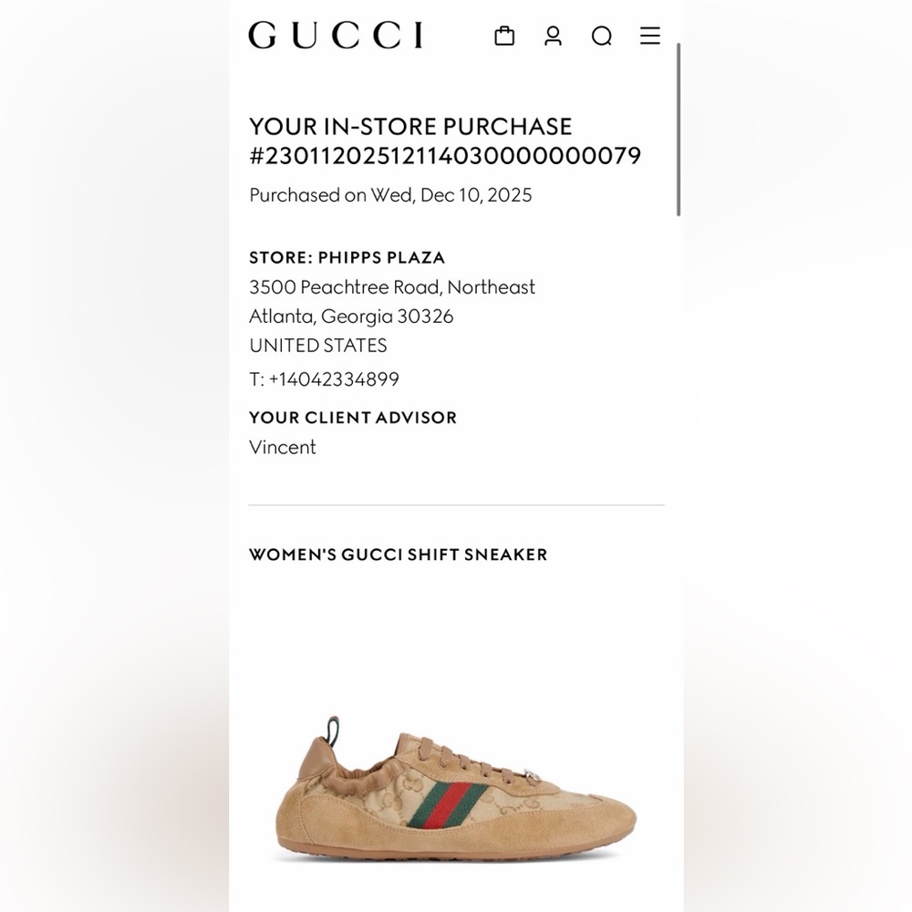 NEW! Gucci Women's SHIFT Sneakers - Picture 8 of 9